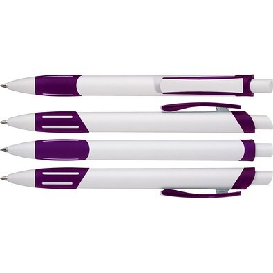 uma® STRIPE Druckkugelschreiber, violett