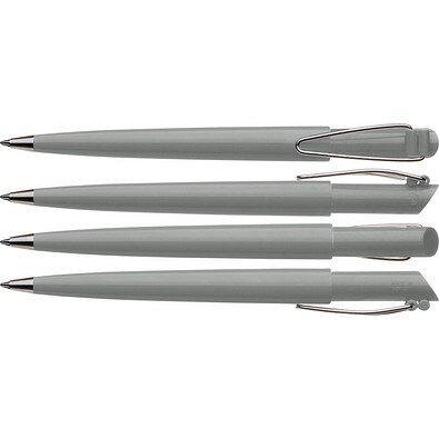 uma® TORSION Druckkugelschreiber, hellgrau