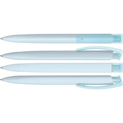 uma® Kugelschreiber TRINITY GUM, blaue Mine, pastell blau