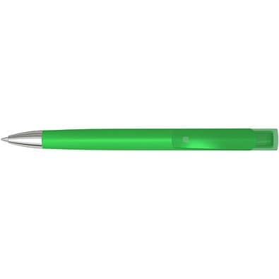 uma® Druckkugelschreiber TrinityGum, mit Metallspitze, blaue Mine, hellgrün
