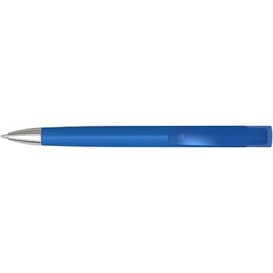 uma® Druckkugelschreiber TrinityGum, mit Metallspitze, blaue Mine, mittelblau