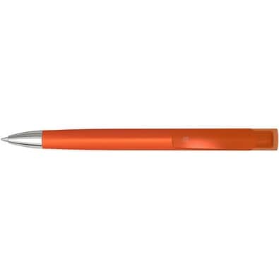 uma® Druckkugelschreiber TrinityGum, mit Metallspitze, blaue Mine, orange