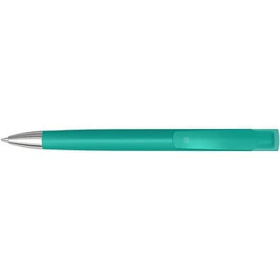 uma® Druckkugelschreiber TrinityGum, mit Metallspitze, blaue Mine, petrol