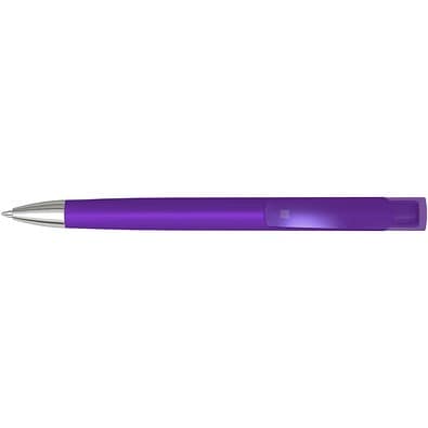 uma® Druckkugelschreiber TrinityGum, mit Metallspitze, blaue Mine, violett