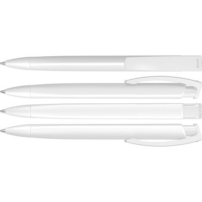 uma® TRINITY RECY Druckkugelschreiber, weiss