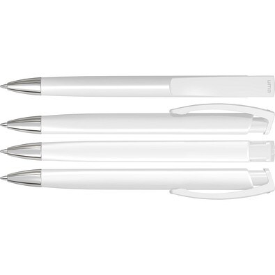 uma® TRINITY SI RECY Druckkugelschreiber, weiss