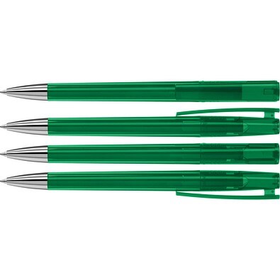 uma® ULTIMO transparent SI Drehkugelschreiber, dunkelgrün