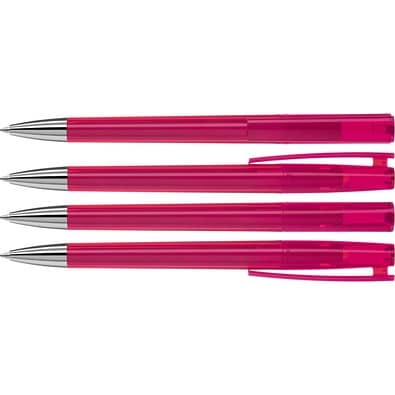 uma® ULTIMO transparent SI Drehkugelschreiber, magenta