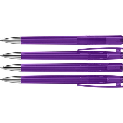 uma® ULTIMO transparent SI Drehkugelschreiber, violett