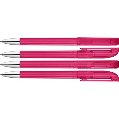 uma® UP transparent SI Drehkugelschreiber, magenta