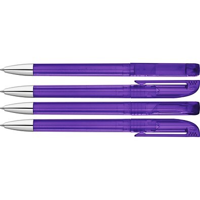 uma® UP transparent SI Drehkugelschreiber, violett
