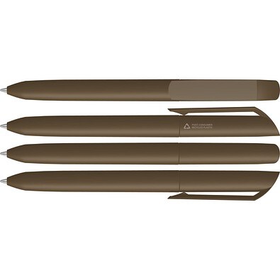 uma® VANE RECY Drehkugelschreiber, braun