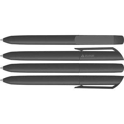 uma® VANE RECY Drehkugelschreiber, schwarz