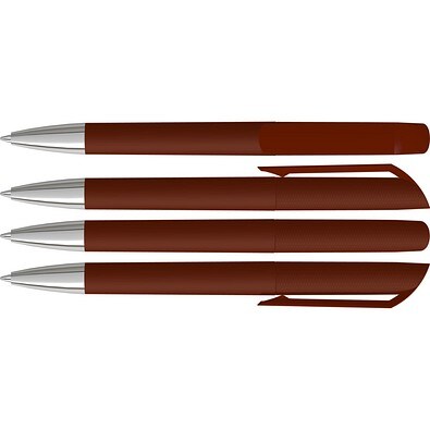 uma® VANE SI GUM Drehkugelschreiber, aubergine