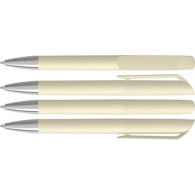 uma® VANE SI GUM Drehkugelschreiber, beige