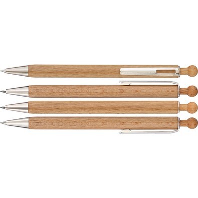 uma® WOODY B Druckbleistift, holz