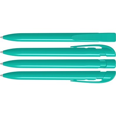 uma® YES antibacterial Druckkugelschreiber, petrol