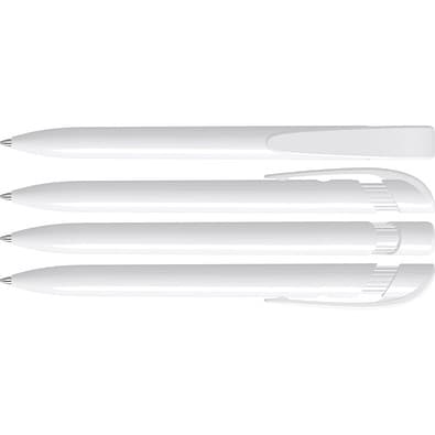 uma® YES Druckkugelschreiber, weiss