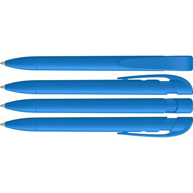 uma® YES F Druckkugelschreiber, hellblau