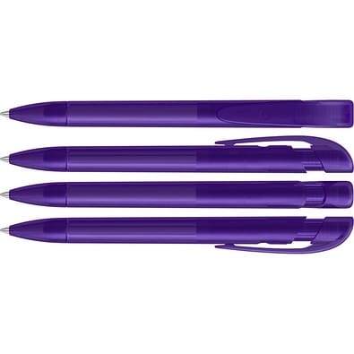 uma® YES frozen Druckkugelschreiber, violett