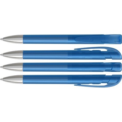 uma® YES frozen SI Druckkugelschreiber, hellblau