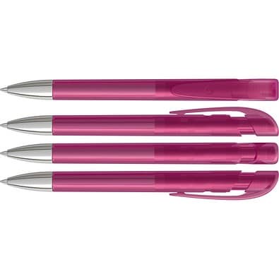 uma® YES frozen SI Druckkugelschreiber, magenta