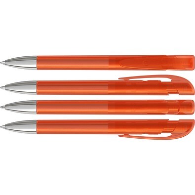 uma® YES frozen SI Druckkugelschreiber, orange