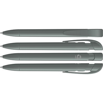 uma® YES RECY Druckkugelschreiber, grau