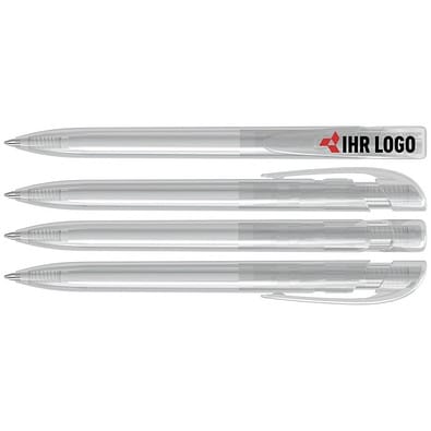 uma® YES transparent Druckkugelschreiber, klar