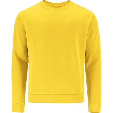 Unisex Sweatshirt mit Rundhalsausschnitt – Klassischer Crewneck, 3XL, GELB