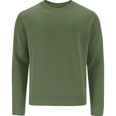 Unisex Sweatshirt mit Rundhalsausschnitt – Klassischer Crewneck, 3XL, GRÜN BOTTLE