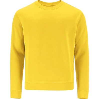 Unisex Sweatshirt mit Rundhalsausschnitt – Klassischer Crewneck, M, GELB