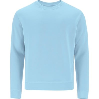Unisex Sweatshirt mit Rundhalsausschnitt – Klassischer Crewneck, M, HELLBLAU