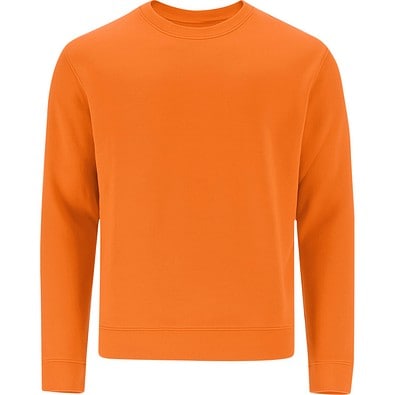 Unisex Sweatshirt mit Rundhalsausschnitt – Klassischer Crewneck, M, ORANGE