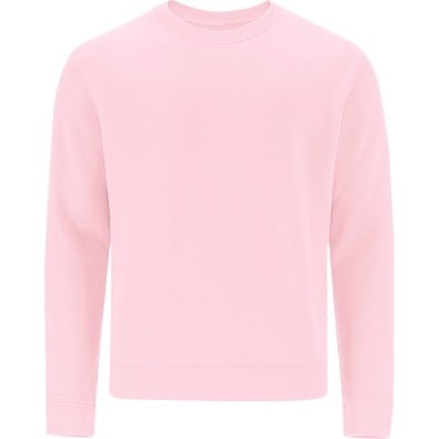 Unisex Sweatshirt mit Rundhalsausschnitt – Klassischer Crewneck, M, ROSA