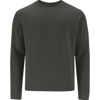 Unisex Sweatshirt mit Rundhalsausschnitt – Klassischer Crewneck, XXL, DUNKELGRAU