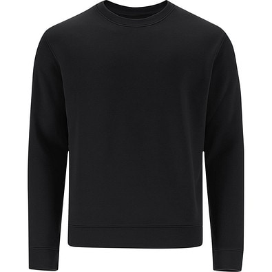 Unisex Sweatshirt mit Rundhalsausschnitt – Klassischer Crewneck, XXL, SCHWARZ