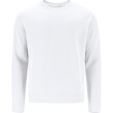 Unisex Sweatshirt mit Rundhalsausschnitt – Klassischer Crewneck, XXL, WEISS