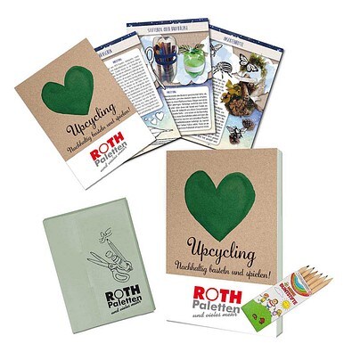 Upcycling-Set, individuell, Alltagsgegenstände, 1-seit. Druck