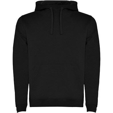 Urban 280 g/m² Kapuzenpullover für Herren, schwarz, 4XL
