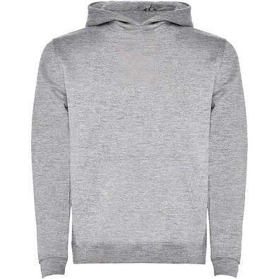 Urban 280 g/m² Kapuzenpullover für Kinder, heather grau, 9/10