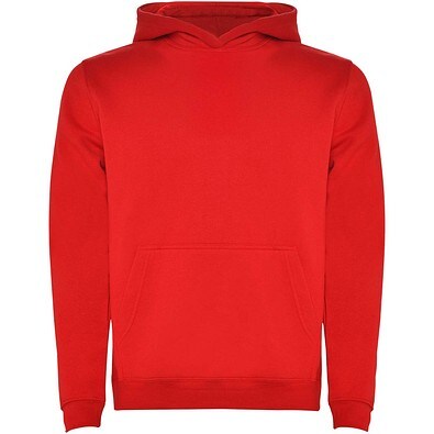 Urban 280 g/m² Kapuzenpullover für Kinder, rot, 5/6