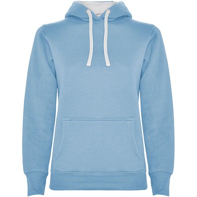 Urban Kapuzenpullover für Damen, himmelblau, 2XL