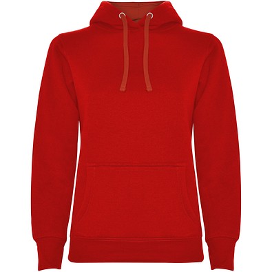 Urban Kapuzenpullover für Damen, rot, 2XL