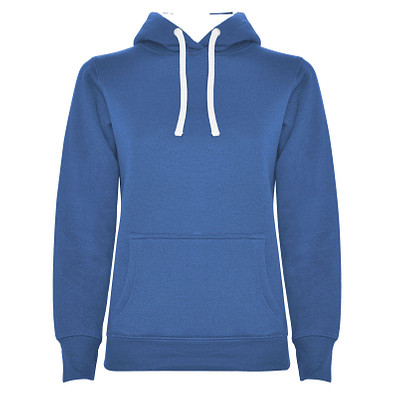 Urban Kapuzenpullover für Damen, Royal/weiß, S