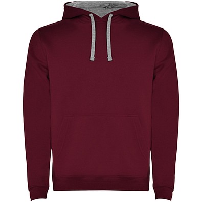 Urban Kapuzenpullover für Herren, Maroon rot, 3XL
