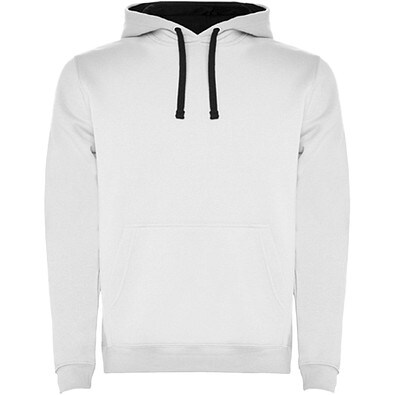 Urban Kapuzenpullover für Herren, weiß/Navy Blue, M