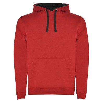 Urban Kapuzenpullover für Kinder, rot, 5/6