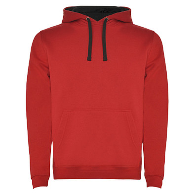Urban Kapuzenpullover für Kinder, rot, 9/10