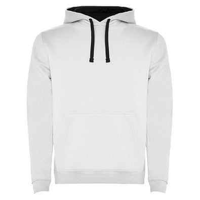 Urban Kapuzenpullover für Kinder, weiss, 5/6